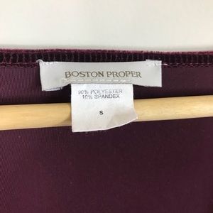 Boston Proper Tops - BOSTON PROPER | Burgundy Velvet Ruched Front Top Boston Proper Tops - BOSTON PROPER | Burgundy Velvet Ruched Front Top